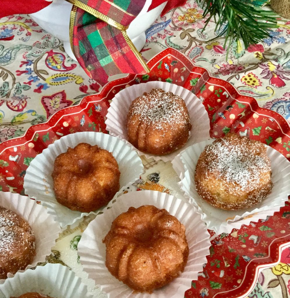 Grappa-Soaked Mini Sponge Cakes