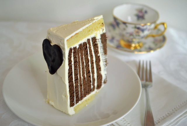 Bake it like you mean it cake slice