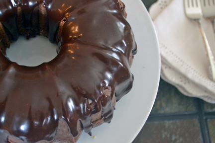 Chocolate Espresso Pound Cake 