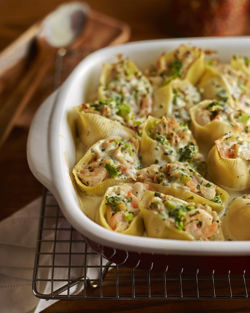 stuffed seafood shells