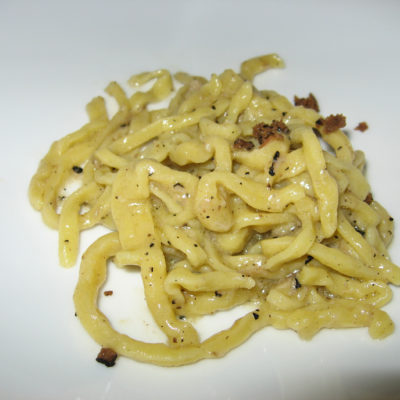 Strangozzi with Truffle Sauce – Cooking in Spoleto, Umbria