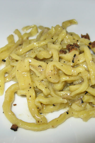 Strangozzi with truffle sauce