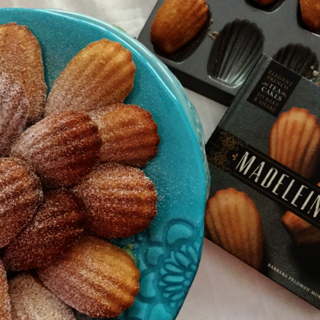 Tahitian Vanilla Bean Paste Madeleines - cookbook review - My Cookbook Addiction