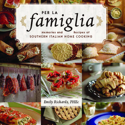 Per La Famiglia Cookbook Review Featuring Seafood Stuffed Shells Recipe