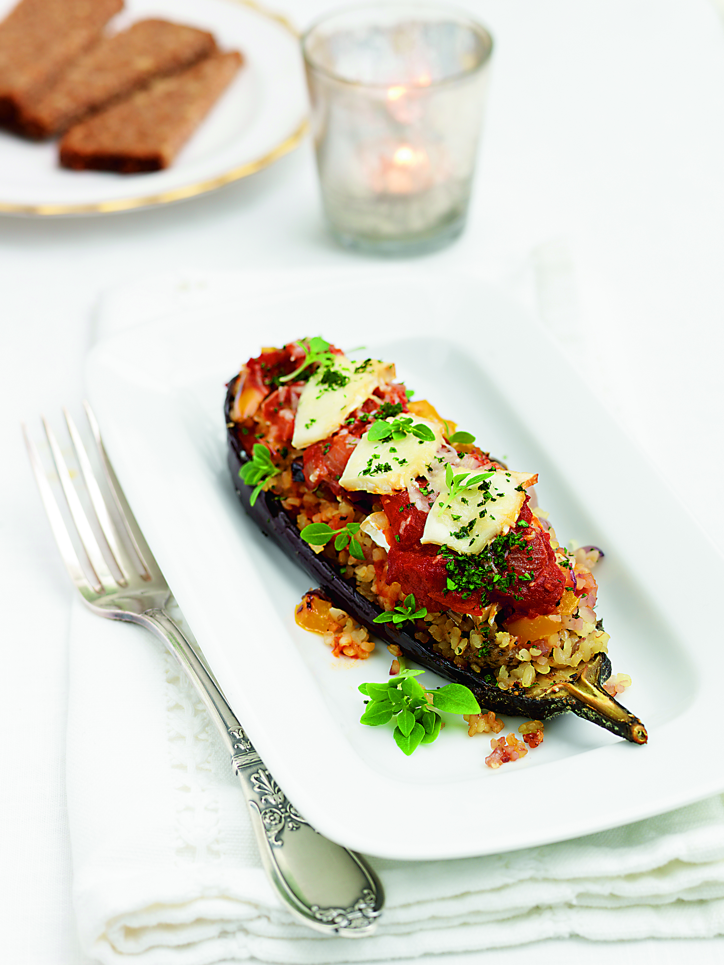 The Royal Touch Cookbook Aubergine Stack