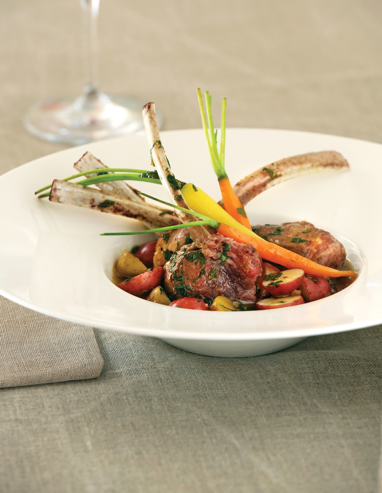 Grilled Lamb Chops from Monet's Palate Cookbook