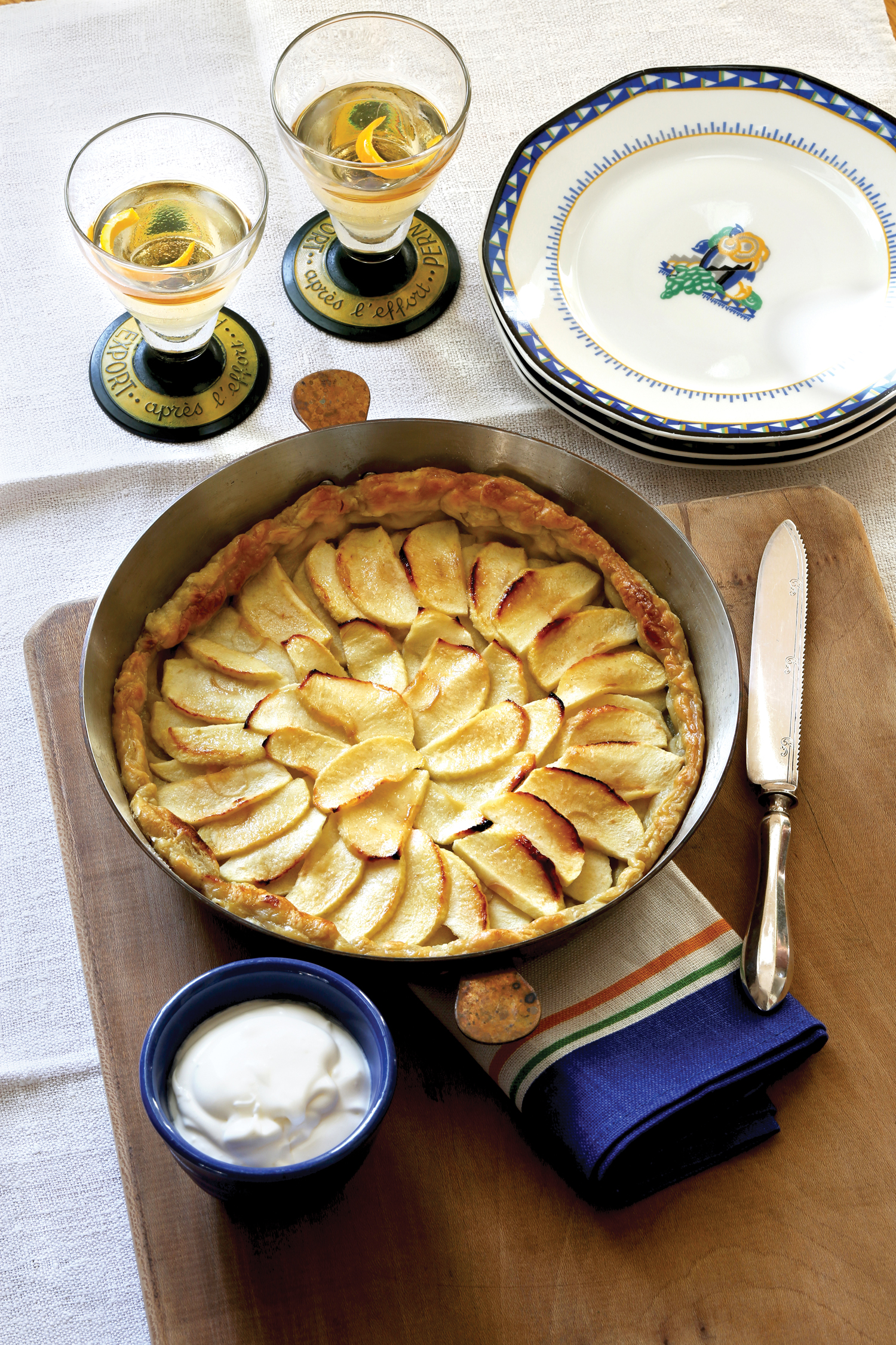 Normandy French Apple Tart from Monet's Palate Cookbook